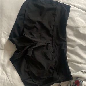 Black lululemon shorts